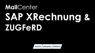 SAP XRechnung ▶ ZUGFeRD ▶ ERechnung  Elektronische Rechnungen einfach mit SAP ERP erstellen [upl. by Ebba]