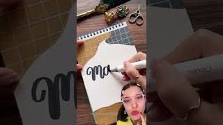 I like 👍🤩😁 calligraphy art diy [upl. by Ragg]