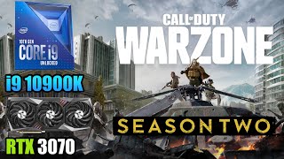 Call of Duty Warzone  RTX 3070  i9 10900K  1080p 1440p amp 4K  High amp Low Settings  Season 2 [upl. by Papert]