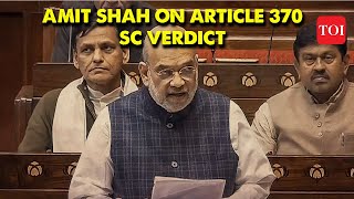 Amit Shah ‘Supreme Court verdict proved that abrogating Article 370 was completely constitutional’ [upl. by Gnuhn]