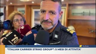 Taranto quotItalian carrier strike groupquot 5 mesi di attivita [upl. by Drusus]