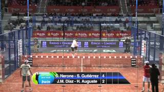 Master Padel Pro Tour 2012  Nerone  Sanyo Vs Díaz  Auguste  Partido Completo [upl. by Asel]