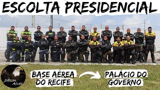 Escolta do Presidente Lula em RecifePE Base Aérea  Palácio do Governo 22032023 [upl. by Brnaby]