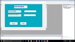 Factorial program in visual basic new [upl. by Edahs855]