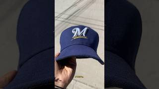 Restauración a Milwaukee cap gorras neweracap mlb fitted sportscap hat newage [upl. by Koloski]