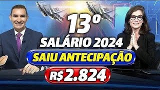 CALENDÁRIO INSS 2024  1ª PARCELA do 13º SALÁRIO para os APOSENTADOS  VEJA DATAS e VALORES [upl. by Lavona]