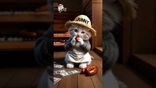 Selling sausages sadcat funnycat cutecat aicat [upl. by Rox]