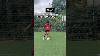 CR7 Step over COMBO TUTORIAL🇵🇹🐐⚽️ football shorts [upl. by Nilknarf]