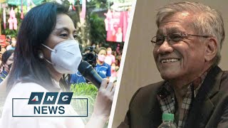 Why Walden Bello has doubts with Leni Robredo presidency  ANC [upl. by Nekcerb]