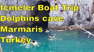 İçmeler Boat Trip  Dolphins cave  Marmaris  Turkey [upl. by Veda439]