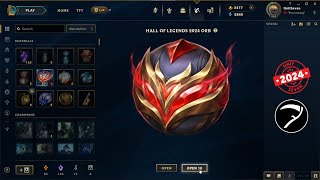 50x Hall of Legends 2024 Orbs Hall of Legends 2024 Mega Orb Bundle opening  League Of Legends [upl. by Willetta30]