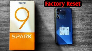 Tecno Spark 9 Factory Reset Kaise Kare  How To Erase All Data In Tecno  Software Problem Solution [upl. by Yelbmik733]