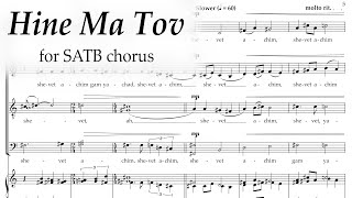 Hine Ma Tov 2021 for SATB chorus  Soren Stavnicky [upl. by Ennovahc]