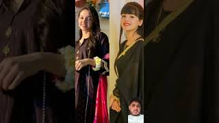 Aina Asif vs nain same color dress dress beautiful likeandsubscribe trending viral [upl. by Nueovas]