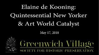 Elaine de Kooning Quintessential New Yorker amp Art World Catalyst [upl. by Ilrebmyk153]