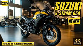 2025 Suzuki VStrom 650 Review Unleashing the Power of Advanced VTwin Performance  Motorbikespace [upl. by Atteoj]