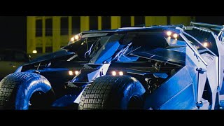 Batmobile Chase  Batman Begins Remastered HDR [upl. by Helge]