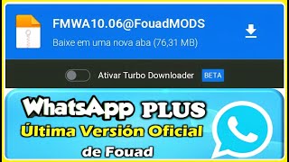 NOVA ATUALIZAÇÃO FM WHATSAPP V1006 FEMININO 2024 ATUALIZAÇÃO MAIO 2024 FOUAD WHATSAPP [upl. by Arza]