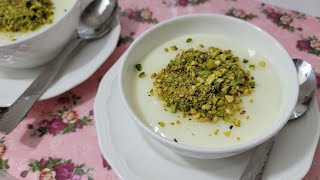 طريقة تحضير مهلبية النشا نشا الذرة The Perfect Mouhalabieh Recipe Milk Cornstarch Pudding [upl. by Cirdor619]