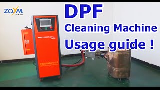 ZQYM508A DPF SCR DOC Intelligent regeneration equipmentDPF Cleaning MachineUsing guide [upl. by Carlson804]