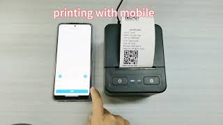 pos58 mini 58mm receipt thermal printer [upl. by Arlina]