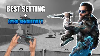 Best Setting and Gyro scope Sensitivity🔥  BLOOD STRIKE  Intense Gameplay [upl. by Mishaan553]