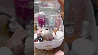 Asmr 🫧 Skincare organising 😶‍🌫️ skincare cleaningmotivation organising preppy trendingshorts [upl. by Adilem244]