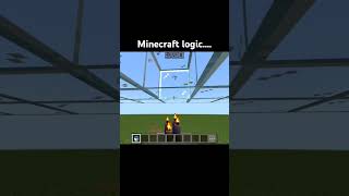 Minecraft logic minecraft shortsviral [upl. by Moth]