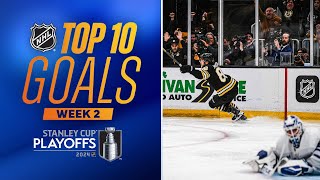 NHL Top 10 Goals from Week 2  2024 Stanley Cup Playoffs [upl. by Nur]