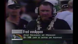 Notre Dame  Hawaii  Nov 29 1997  First possession Fred von Appen [upl. by Valerio]