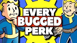 Every Single Bugged Perk In Fallout New Vegas [upl. by Bose]