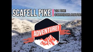 Scafell Pike Full winter conditions [upl. by Krissie960]