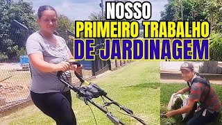 VEJA O PRIMEIRO TRABALHO DE JARDINAGEM DE MUITOS [upl. by Iliram]