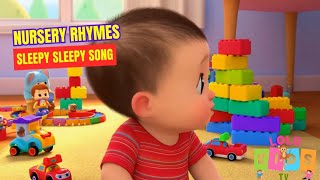 Sleepy Sleepy Kids Song  nurseryrhymes nurseryrhyme kids nursery star childrensongs school [upl. by Ennirak]