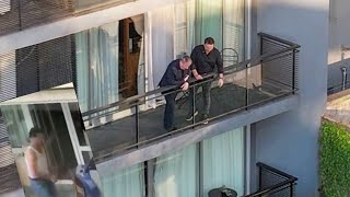 Liam Paynes Dad Visits The Hotel Balcony Where His Son Fell amp Died Geoff Liam One Direction [upl. by Schreiber963]