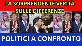 LA VERITA SORPRENDENTE SULLE DIFFERENZE TRA POLITICI [upl. by Animsaj502]