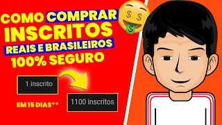 Como COMPRAR INSCRITOS VISUALIZAÇÕES e MONETIZAR seu CANAL DO YOUTUBE RÁPIDO 2021 [upl. by Reffinnej]