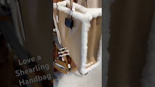 MARC JACOBS GRIND TOTE BAG SHEARLING FUR LEATHER marcjacobstotebag marcjacobs [upl. by Nryhtak873]