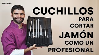 Cuchillos para cortar jamón como un profesional [upl. by Sophi575]