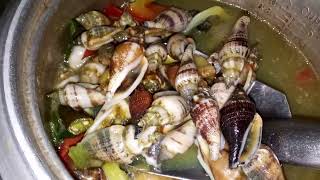 Cooking Aninikad Shells Soup Plicate Conch Soup Sobrang Sarap teaser teasers viral mukbang [upl. by Brandenburg]