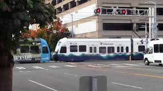 Seattle  Sound Transit LightRail 1 amp 2 [upl. by Akcimehs]