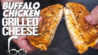 THE BUFFALO CHICKEN GRILLED CHEESE RECIPE FROM DISNEY WORLDAT HOME  SAM THE COOKING GUY [upl. by Nnylecoj794]