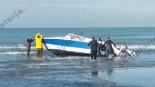 Report TV  Kapet skafi me dy italianë në bord asgjë e paligjshme gjatë kontrollit [upl. by Skier551]