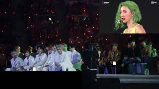 FULL REACTION BTS TXT ATEEZ reaction to MAMAMOO x JYP at MAMA 2019 [upl. by Yarazed]