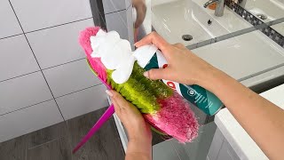 Rasierschaum auf den Besen auftragen – Geniale Anwendung für Ihre Dusche [upl. by Allit]