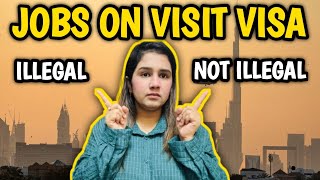 Jobs on Visit Visa  How to Find Job on Visit Visa  Jobs in Dubai  Job on Visit Visa is Illegal [upl. by Eirbua845]