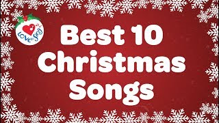 Christmas Music Playlist  Best 10 Christmas Songs amp Carols 🎄 [upl. by Wennerholn]