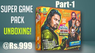 BIG WWE Slam Attax Reloaded Super Game PACK UNBOXING Over 35 Packs  Part 1 [upl. by Alarice575]