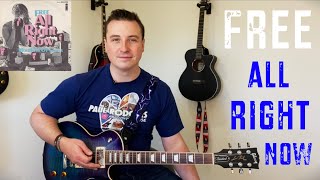 How To REALLY play All Right Now  Free 👌 part 1 guitar lessontutorial intro  tab [upl. by Ellebana]