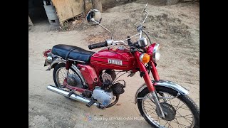 Yamaha 50cc Motorcycle Made In Japan  yamaha 50cc old model 50cc Bike [upl. by Aihsas]